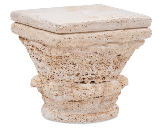 Maitland-Smith Corinthian Column Remnant in Red