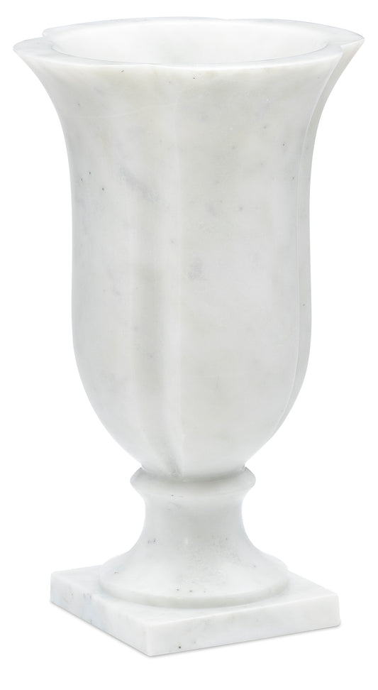 Maitland-Smith Aurelian Pedestal Urn in White