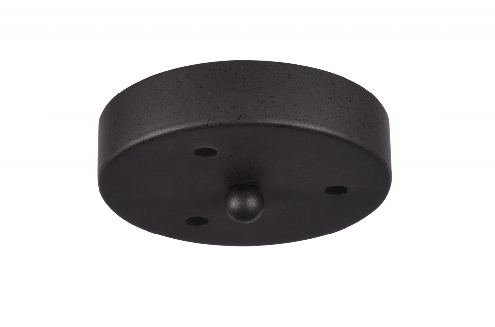 Matteo Lighting 5-in Multi Ceiling Canopy (Line Voltage) Black, Rusty Black