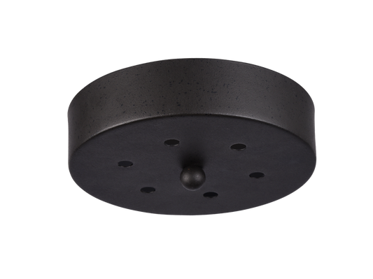 Matteo Lighting 7-in Multi Ceiling Canopy (Line Voltage) Black, Rusty Black