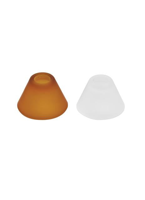 Visual Comfort Modern Cone Glass Shield Shade White