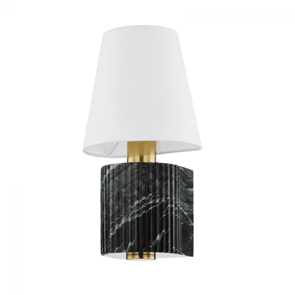Corbett Aden Wall Sconce Brass, Black