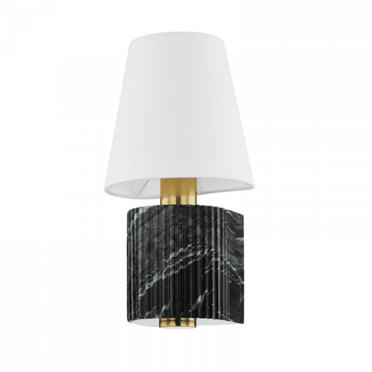 Corbett Aden Wall Sconce Brass, Black