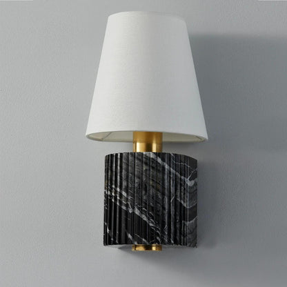 Corbett Aden Wall Sconce 1-Light Brass, Black