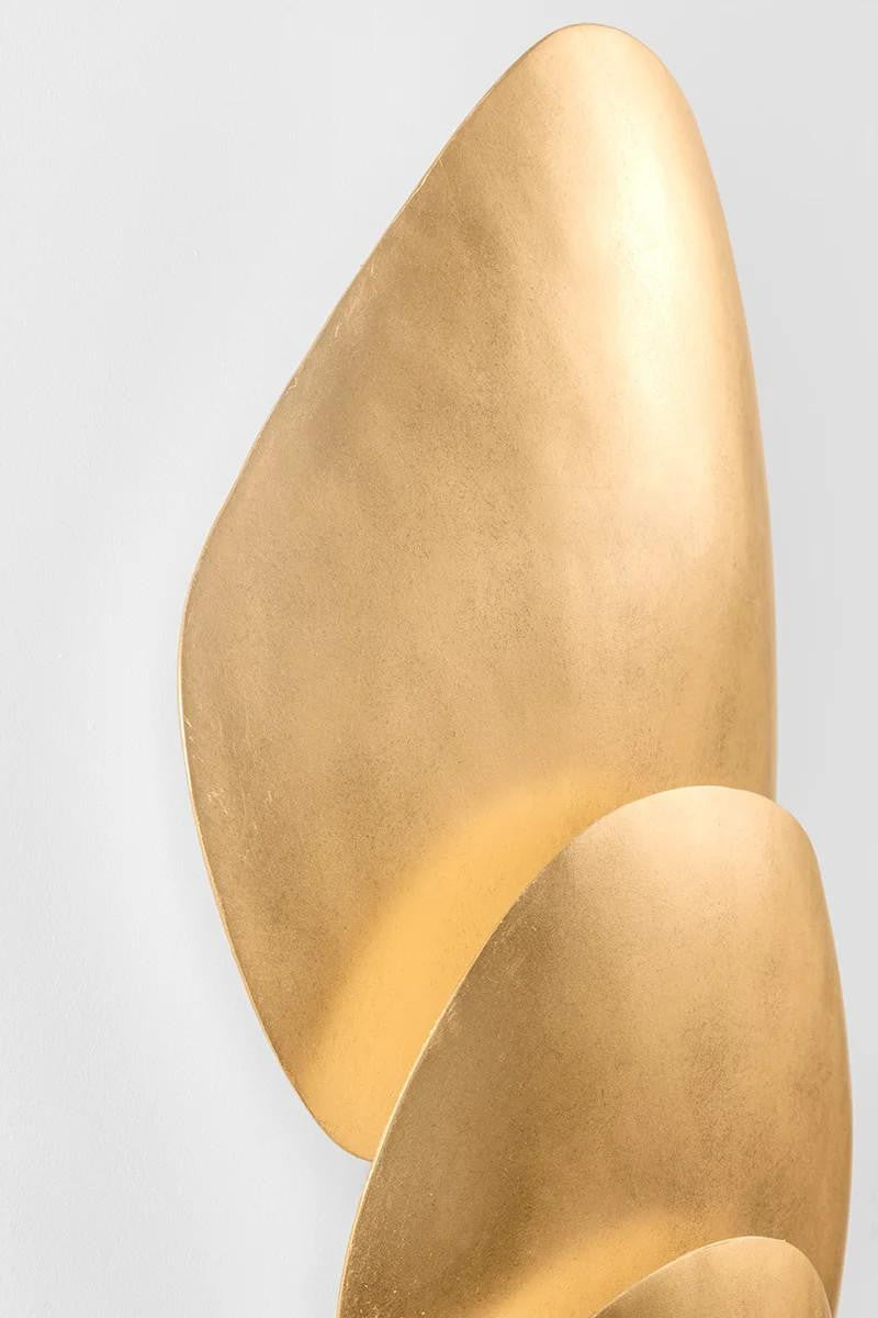 Corbett Akemi Wall Sconce, 3-Light, Vintage Gold Leaf, 22.25"H (339-03-VGL 95DP)