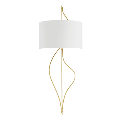 Corbett Akina Wall Sconce Vintage Brass