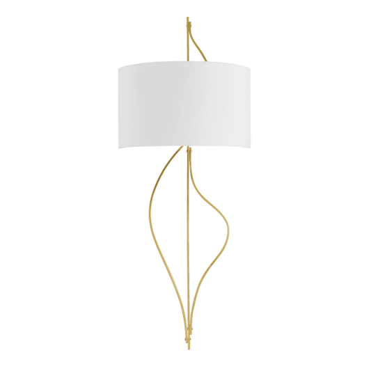 Corbett Akina Wall Sconce Vintage Brass