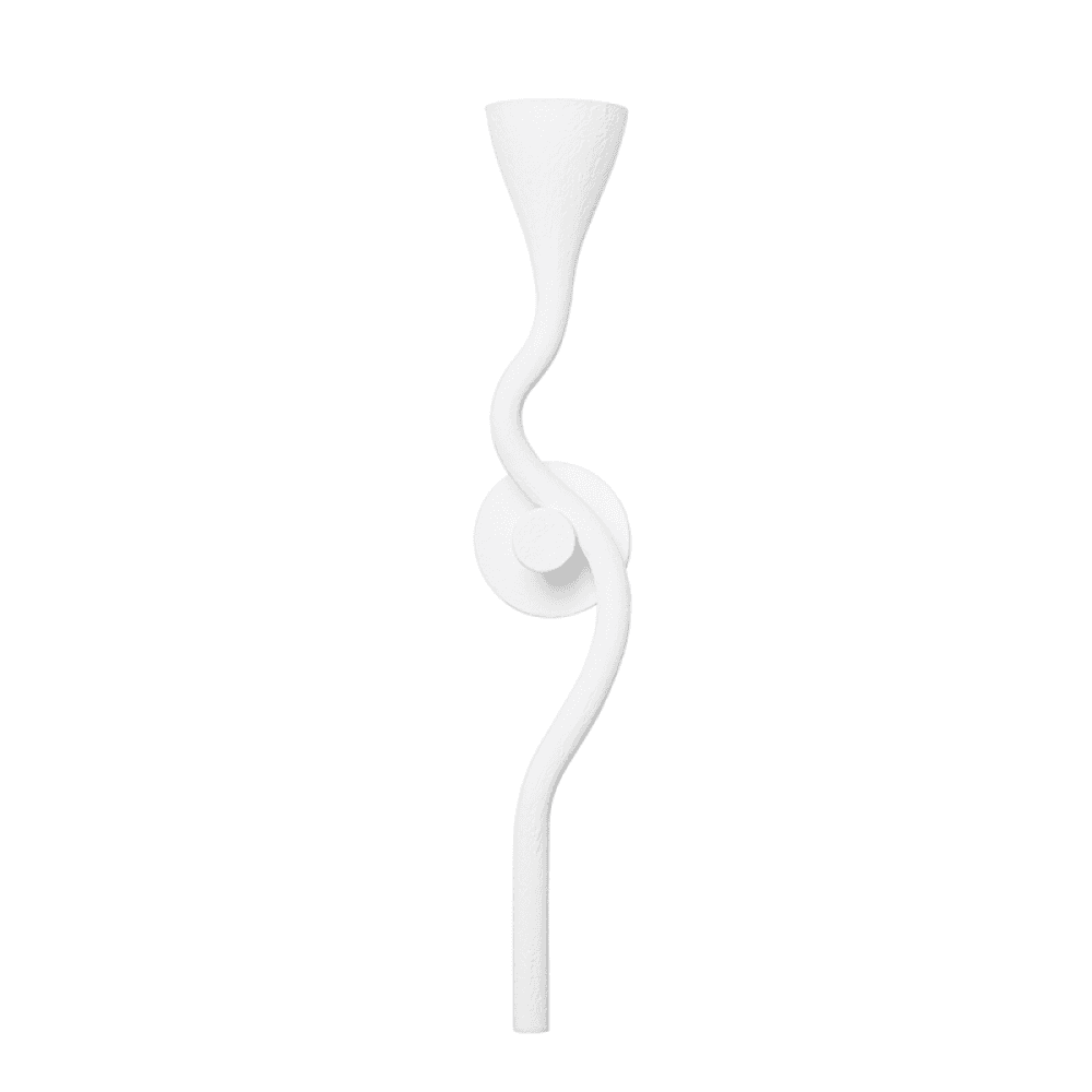 Corbett Anastasia Wall Sconce Gesso White