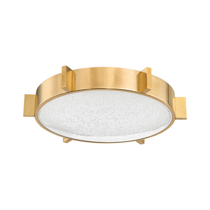 Corbett Ansonia Flush Mount Vintage Brass