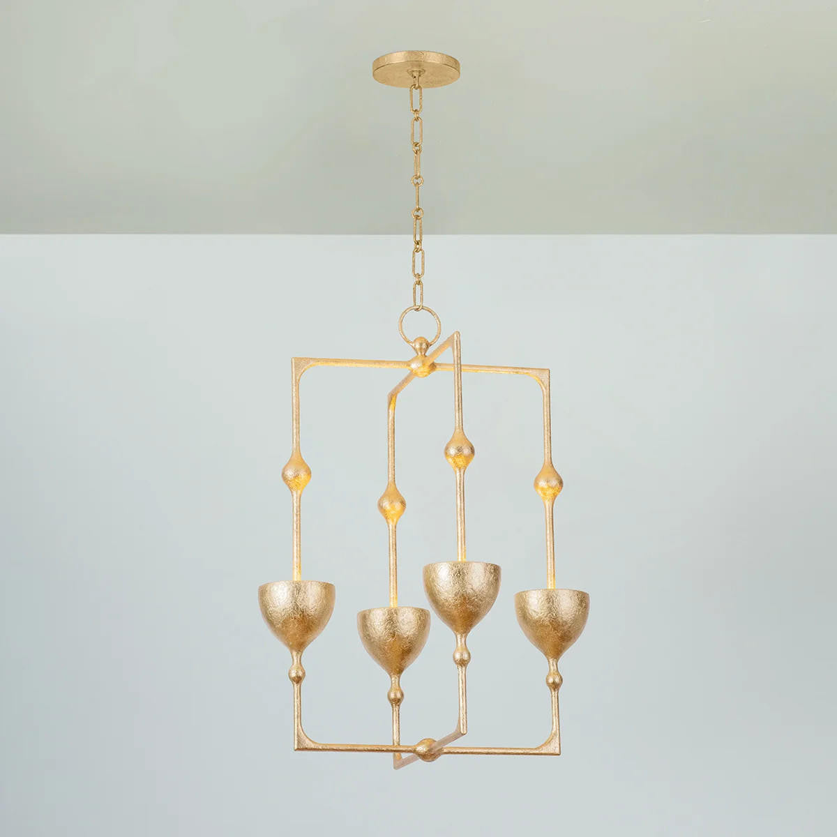 Corbett Antalya Outdoor Lantern, 4-Light, LED, Gold, 30.25"H (368-22-VGL CYAF)