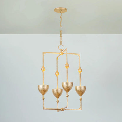 Corbett Antalya Outdoor Lantern, 4-Light, LED, Gold, 30.25"H (368-22-VGL CYAF)