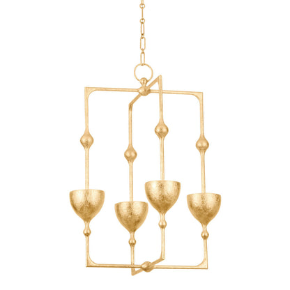 Corbett Antalya Outdoor Lantern, 4-Light, LED, Gold, 30.25"H (368-22-VGL CYAF)