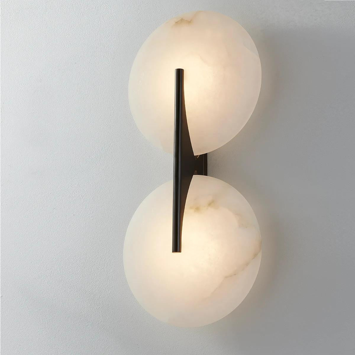 Corbett Asteria Wall Sconce 2-Light Black