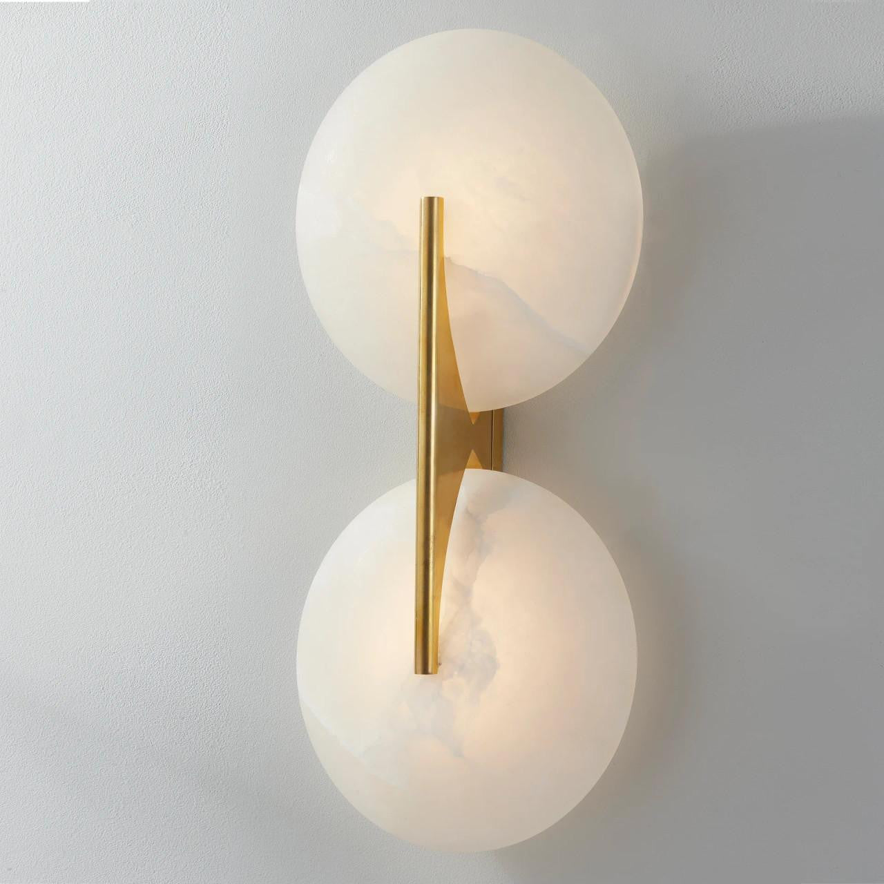 Corbett Asteria Wall Sconce 2-Light Brass