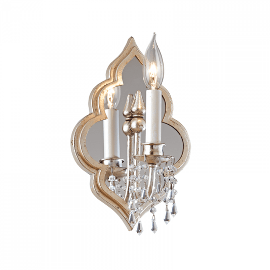 Corbett Bijoux Wall Sconce Silver