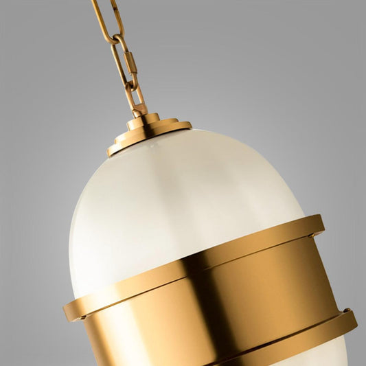 Corbett Broomley Pendant, 2-Light, Vintage Brass, 20"H (272-42-VB 95D2)