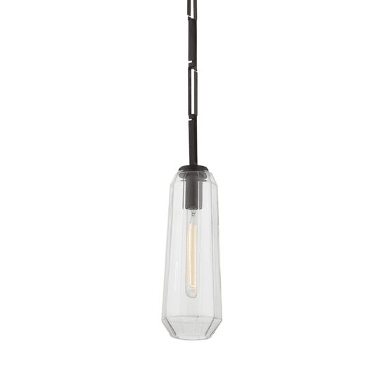Corbett Copenhagen Pendant Black, Brass