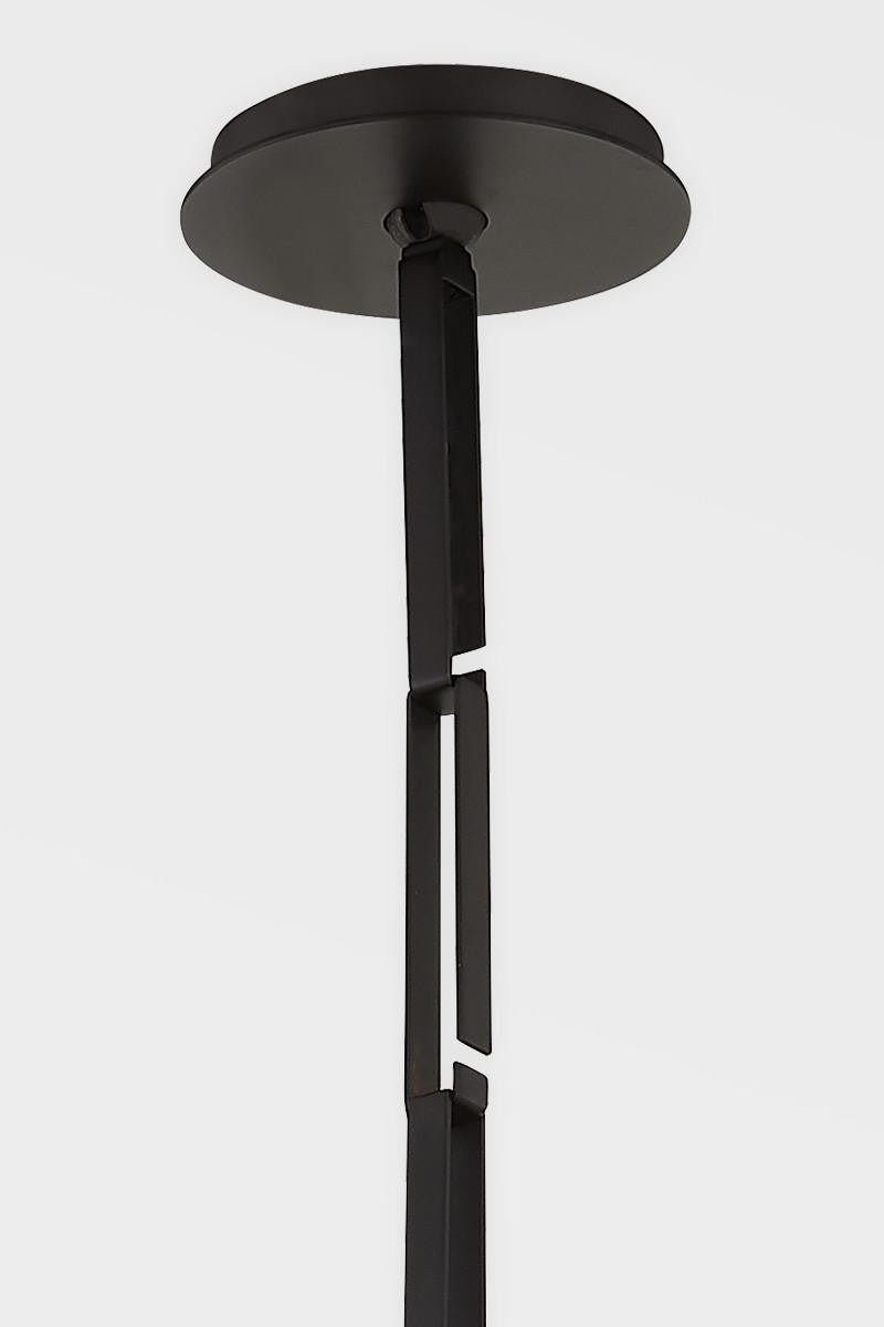 Corbett Copenhagen Pendant 1-Light Black