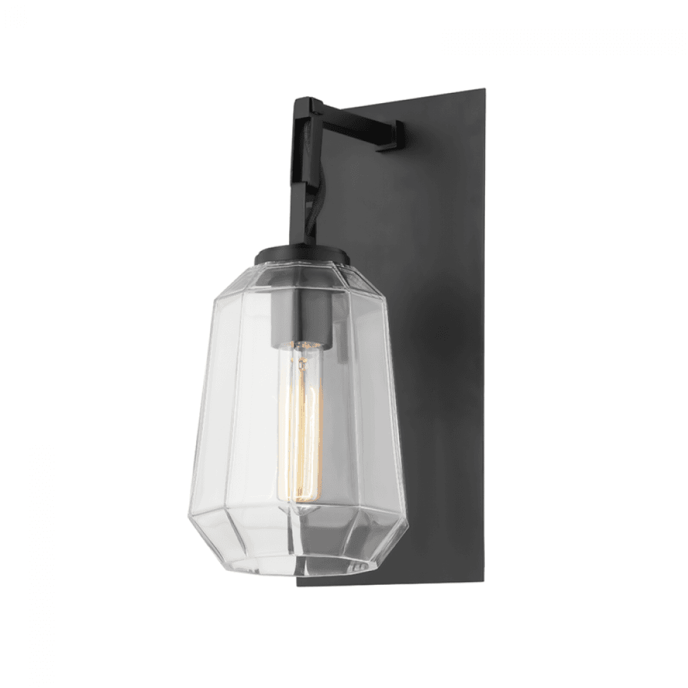 Corbett Copenhagen Wall Sconce Black, Brass