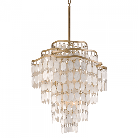 Corbett Dolce Pendant Champagne Leaf