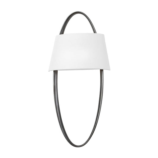 Corbett Dubai Wall Sconce Black Silver Leaf