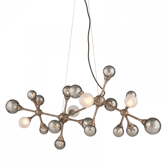 Corbett Element Linear Chandelier Bronze