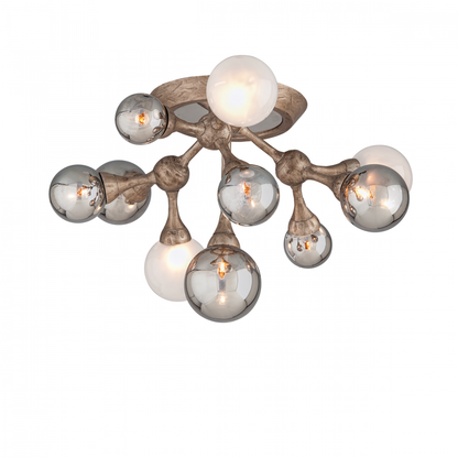 Corbett Element Semi Flush Mount Bronze