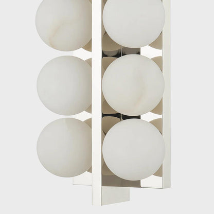 Corbett Emille Wall Sconce, 10-Light, Polished Nickel, 18.25"H (357-10-PN 95F3)