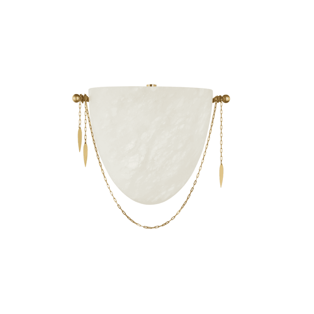 Corbett Fabrino Wall Sconce Brass