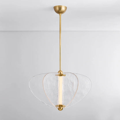 Corbett Freya Pendant, 1-Light, LED, Brass, 30.5"W (380-30-VB CZ7A)
