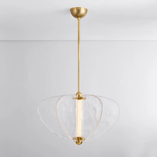 Corbett Freya Pendant, 1-Light, LED, Brass, 30.5"W (380-30-VB CZ7A)