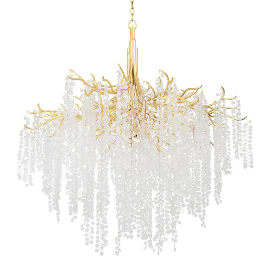 Corbett Genoa Chandelier Gold Leaf