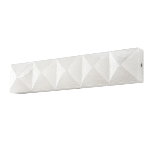 Corbett Gypsum Wall Sconce Brass