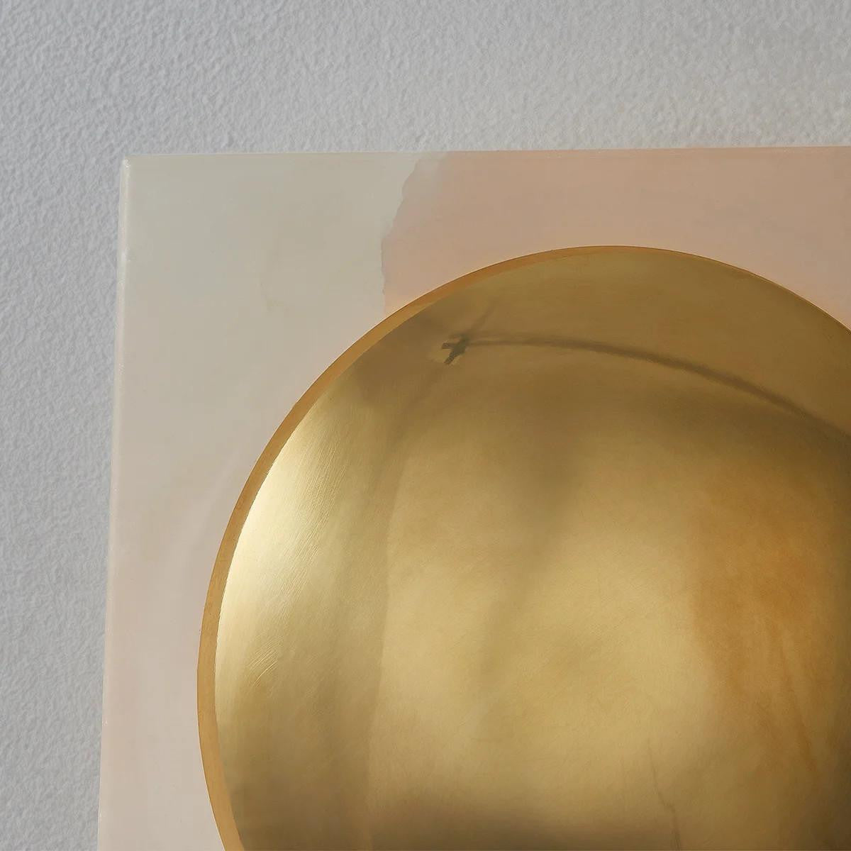Corbett Hamel Wall Sconce 1-Light Brass