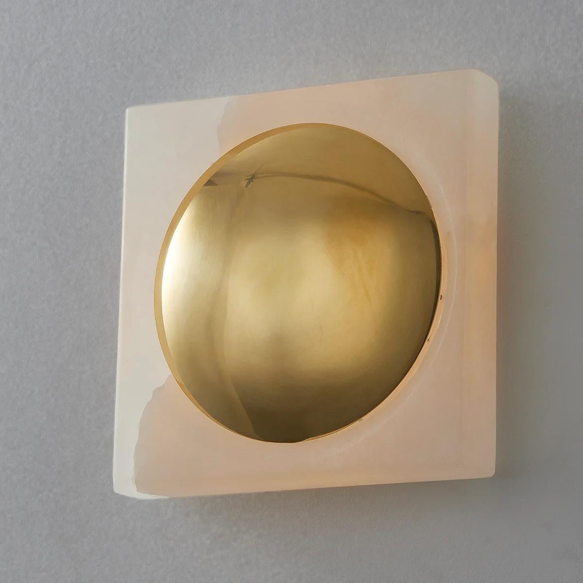 Corbett Hamel Wall Sconce 1-Light Brass