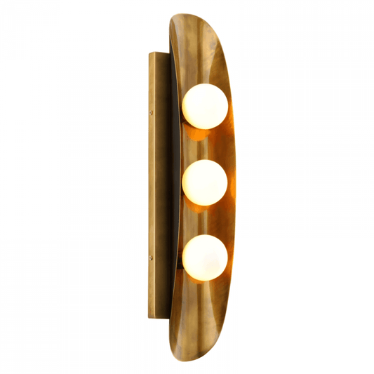 Corbett Hopper Wall Sconce Brass, Bronze