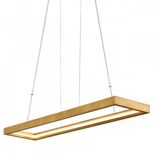 Corbett Jasmine Linear Chandelier Gold