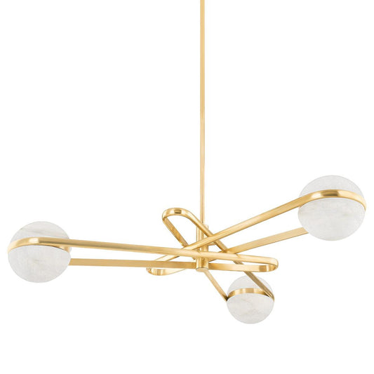 Corbett Kyomi Chandelier Vintage Brass
