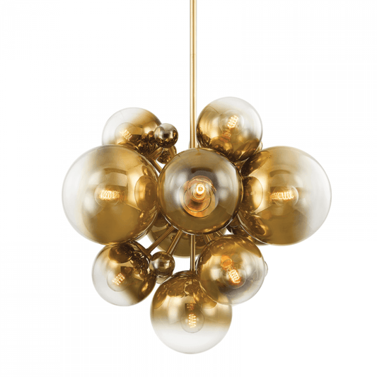Corbett Kyoto Chandelier Brass