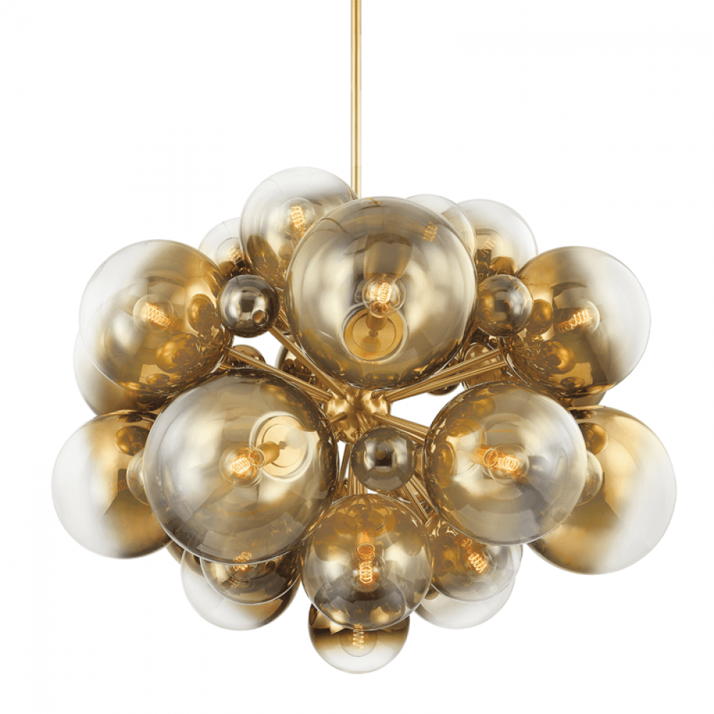 Corbett Kyoto Chandelier Brass
