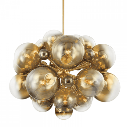 Corbett Kyoto Chandelier Brass