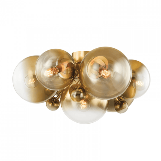 Corbett Kyoto Flush Mount Brass