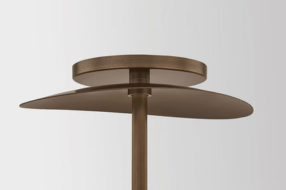 Corbett Alba 3-Light Semi-Flush Mount Old World Brass