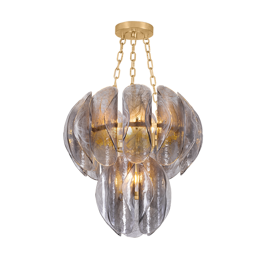 Corbett Anatase 5-Light Chandelier Vintage Gold Leaf