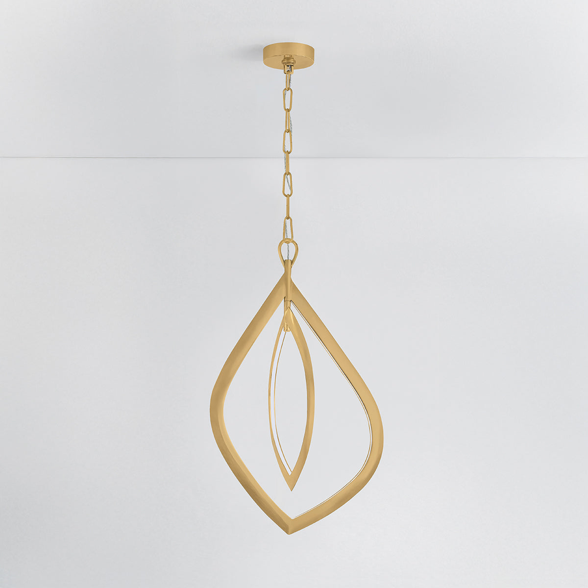 Corbett Arles 19.25" Chandelier Vintage Brass