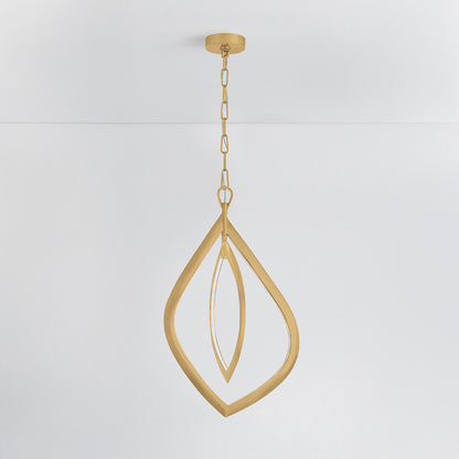 Corbett Arles 19.25" Chandelier Vintage Brass