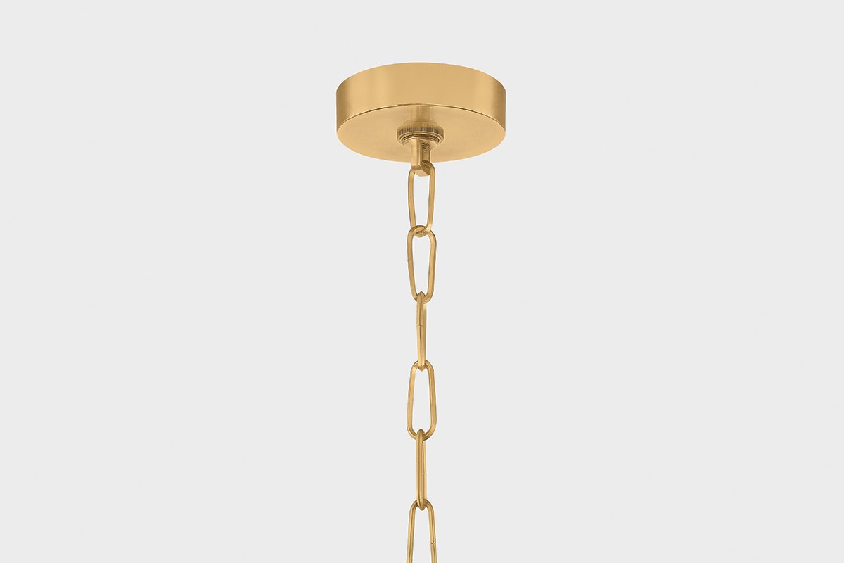 Corbett Arles 19.25" Chandelier Vintage Brass