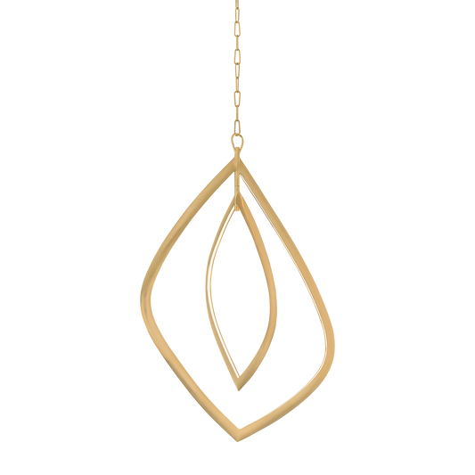 Corbett Arles 29" Chandelier Vintage Brass
