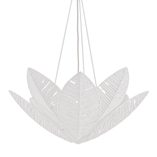 Corbett Azores 3-Light Chandelier Warm Silver Leaf