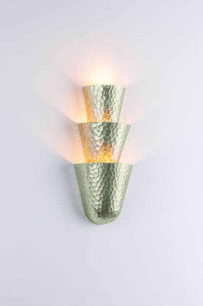 Corbett Bucharest Wall Sconce Warm Silver Leaf